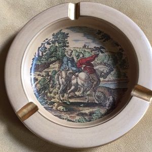Decoro Giotto 217 equestrian falconer ashtray